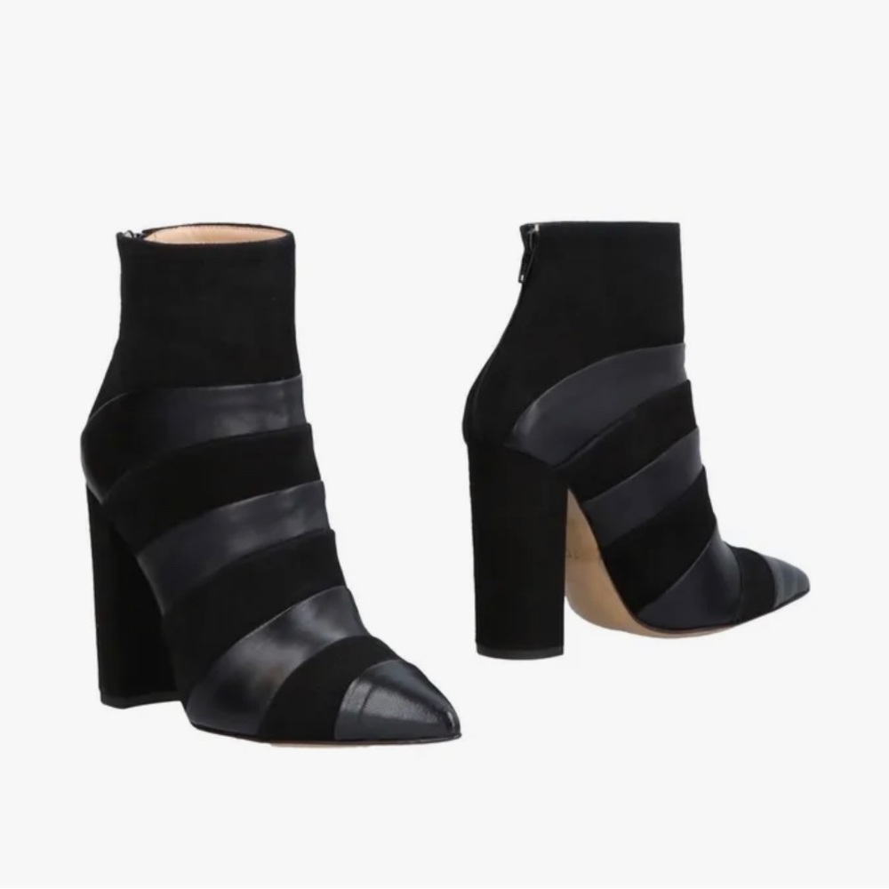 NEW Suede/Leather Booties
